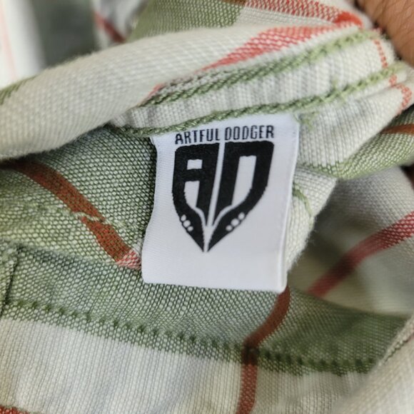 Artful Dodger Men Snap Button Long Sleeve Plaid Shirt Size 4XL - Picture 8 of 12